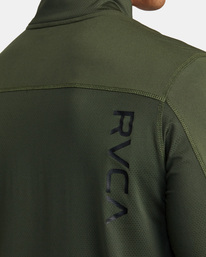 3 Sport Vent Half-Zip Pullover Brown AVYKT00169 RVCA