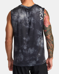 2 Sport Vent Muscle Tank Top Black AVYKT00170 RVCA