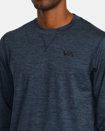 3 C-Able Crewneck Sweater Blue AVYKT00178 RVCA