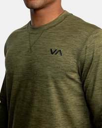 3 C-Able Crewneck Sweater Green AVYKT00178 RVCA