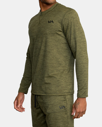 4 C-Able Crewneck Sweater Green AVYKT00178 RVCA