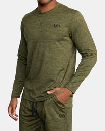 5 C-Able Crewneck Sweater Green AVYKT00178 RVCA