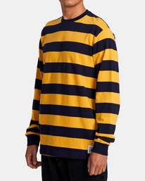 4 16 Tons Stripe Long Sleeve Tee Multicolor AVYKT00232 RVCA