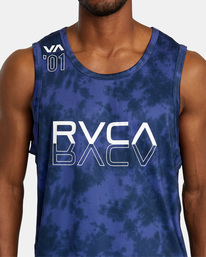 3 Sport Vent Tie-Dyed Tank Top Purple AVYKT00246 RVCA