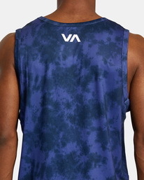 8 Sport Vent Tie-Dyed Tank Top Purple AVYKT00246 RVCA