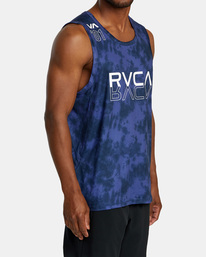 5 Sport Vent Tie-Dyed Tank Top Purple AVYKT00246 RVCA