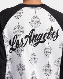 10 Mister Cartoon Smile Now Baseball Tee Black AVYKT00251 RVCA