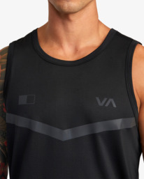 3 RVCA Runner Tank Top Black AVYKT00272 RVCA