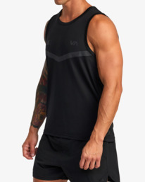 4 RVCA Runner Tank Top Black AVYKT00272 RVCA