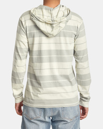 2 PTC Stripe Hoodie Silver AVYKT00280 RVCA