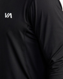 7 Sport Vent - Funktionelles Oberteil mit Kapuze für Männer Schwarz AVYKT00285 RVCA