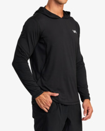 5 Sport Vent - Funktionelles Oberteil mit Kapuze für Männer Schwarz AVYKT00285 RVCA