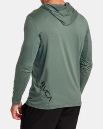 5 Sport Vent Technical Hooded Top Blue AVYKT00285 RVCA