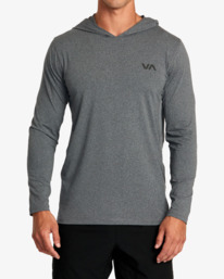 1 Sport Vent Technical Hooded Top Brown AVYKT00285 RVCA