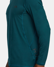 5 Sport Vent Technical Hooded Top Green AVYKT00285 RVCA
