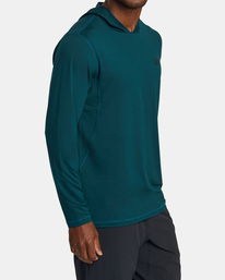 4 Sport Vent Technical Hooded Top Green AVYKT00285 RVCA