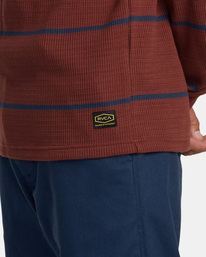 5 Day Shift Thermal Stripe Long Sleeve Multicolor AVYKT00316 RVCA