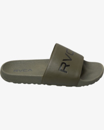3 RVCA Sport Slides Green AVYL100049 RVCA