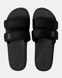 0 Peak Slider Sandals Black AVYL100056 RVCA