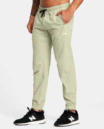 4 Yogger Track Pants II Green AVYNP00109 RVCA