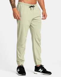 6 Yogger Track Pants II Green AVYNP00109 RVCA