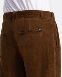 7 Curren Cord Chino Pants Black AVYNP00144 RVCA