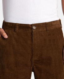 8 Curren Cord Chino Pants Black AVYNP00144 RVCA