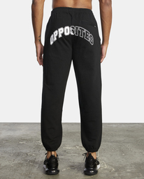3 Big Split Sweatpants Black AVYNP00167 RVCA