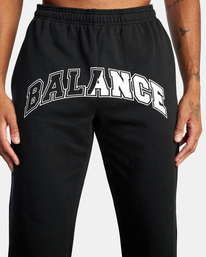 4 Big Split Sweatpants Black AVYNP00167 RVCA