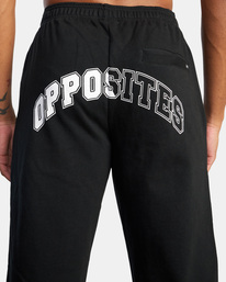 8 Big Split Sweatpants Black AVYNP00167 RVCA