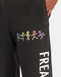8 Freakengruven Sweatants Black AVYNP00170 RVCA