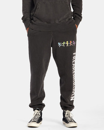 2 Freakengruven Sweatants Black AVYNP00170 RVCA