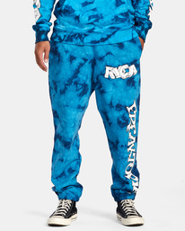 3 Freaktopia Sweatpants White AVYNP00171 RVCA