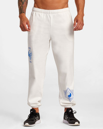2 Benjamin Jeanjean x RVCA x Everlast - Jogginghose für Männer Weiss AVYNP00173 RVCA