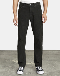 1 Daggers Pigment Corduroy Pants Black AVYNP00176 RVCA