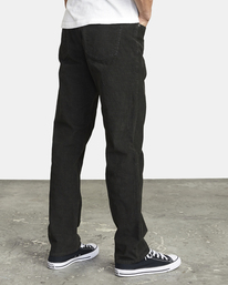 5 Daggers Pigment Corduroy Pants Black AVYNP00176 RVCA