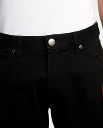 8 Daggers Twill Slim Fit Pants Black AVYNP00177 RVCA