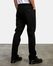 5 Daggers Twill Slim Fit Pants Black AVYNP00177 RVCA