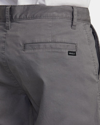 7 Daggers Twill Slim Fit Pants Grey AVYNP00177 RVCA