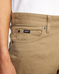 3 Daggers Twill Slim Fit Pants White AVYNP00177 RVCA