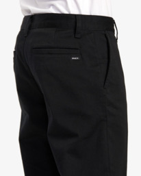 7 The Weekend Stretch - Pantalon straight pour Homme Noir AVYNP00178 RVCA