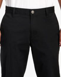 8 The Weekend Stretch - Pantalon straight pour Homme Noir AVYNP00178 RVCA