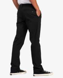 5 The Weekend Stretch - Pantalon straight pour Homme Noir AVYNP00178 RVCA
