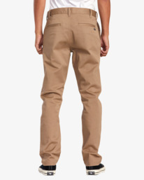 2 Weekend Stretch Chino Pants Grey AVYNP00178 RVCA