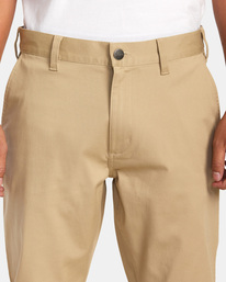 8 Weekend Stretch Chino Pants Beige AVYNP00178 RVCA