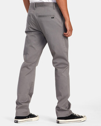 5 Weekend Stretch Chino Pants Grey AVYNP00178 RVCA