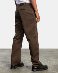 7 Americana Chino Pants Brown AVYNP00179 RVCA