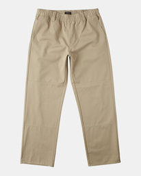 rvca, Recession Collection Americana - Pantalon taille élastique pour Homme, KHAKI (kha) Recession Collection Americana - Elasticated Trousers for Men AVYNP00186