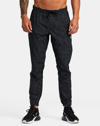 1 THUG ROSE YOGGER TECHNICAL JOGGERS Black AVYNP00192 RVCA