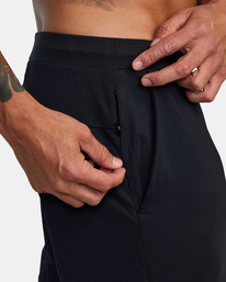 8 Trainer Sweatpants Black AVYNP00194 RVCA